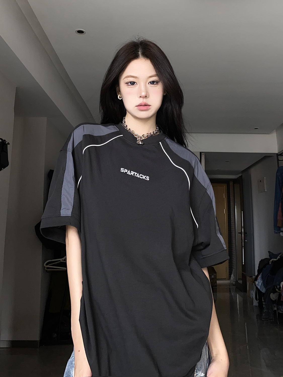 Women's INS Summer Loose Short Sleeve T-shirt Oversize - My Store