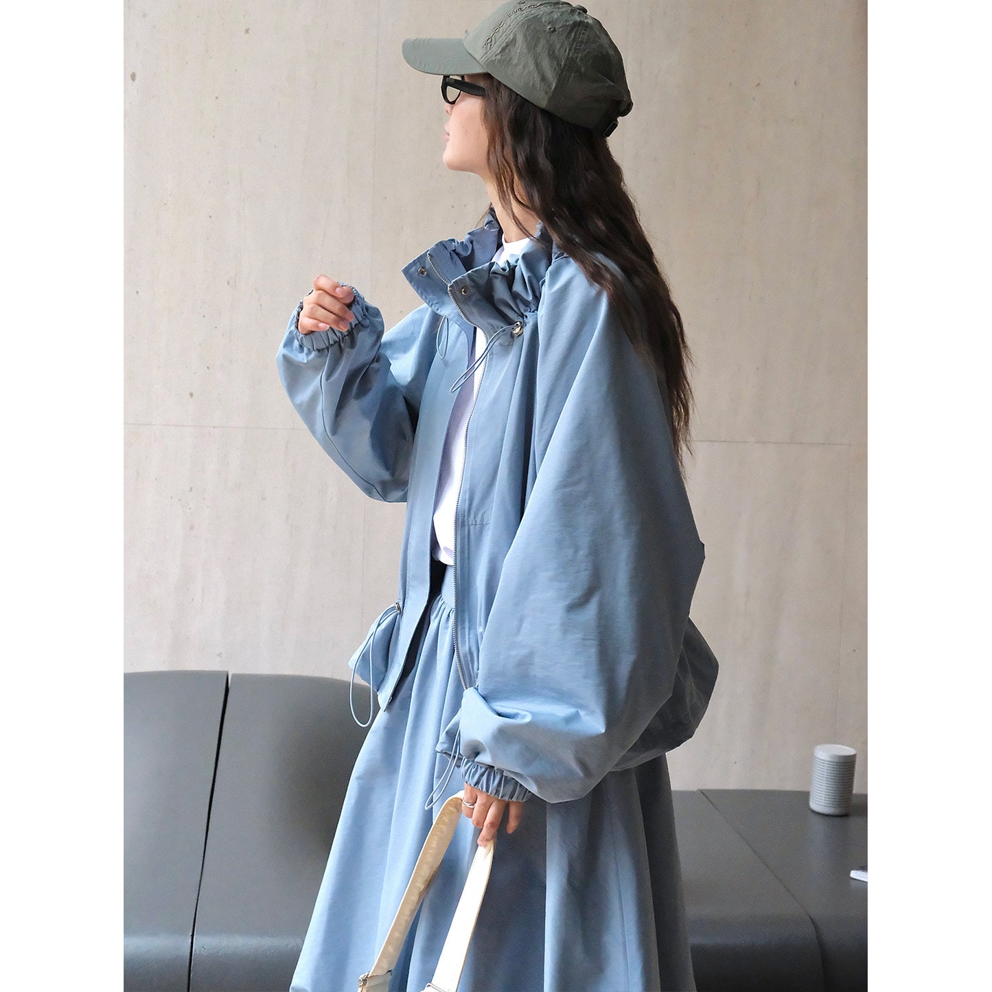 Japanese retro design silhouette flower bud jacket loose and comfortable slimming jacket for women - My Store