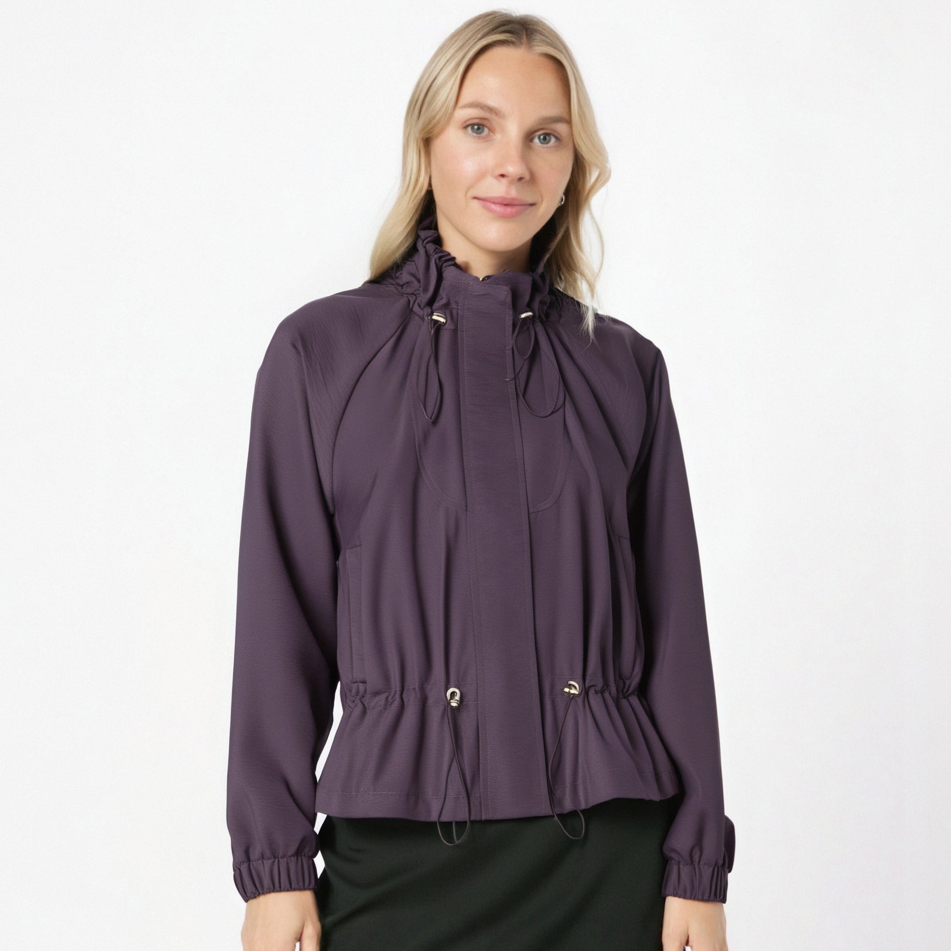 Japanese retro design silhouette flower bud jacket loose and comfortable slimming jacket for women - My Store