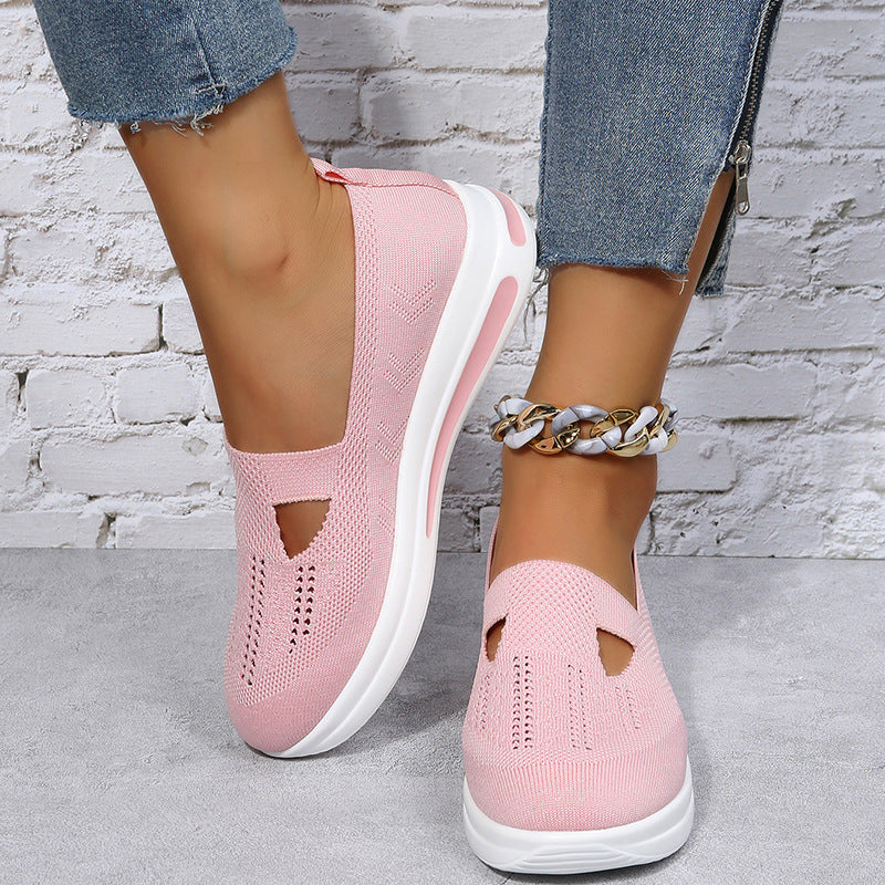 Flat Platform Wedge Casual Sneakers - My Store