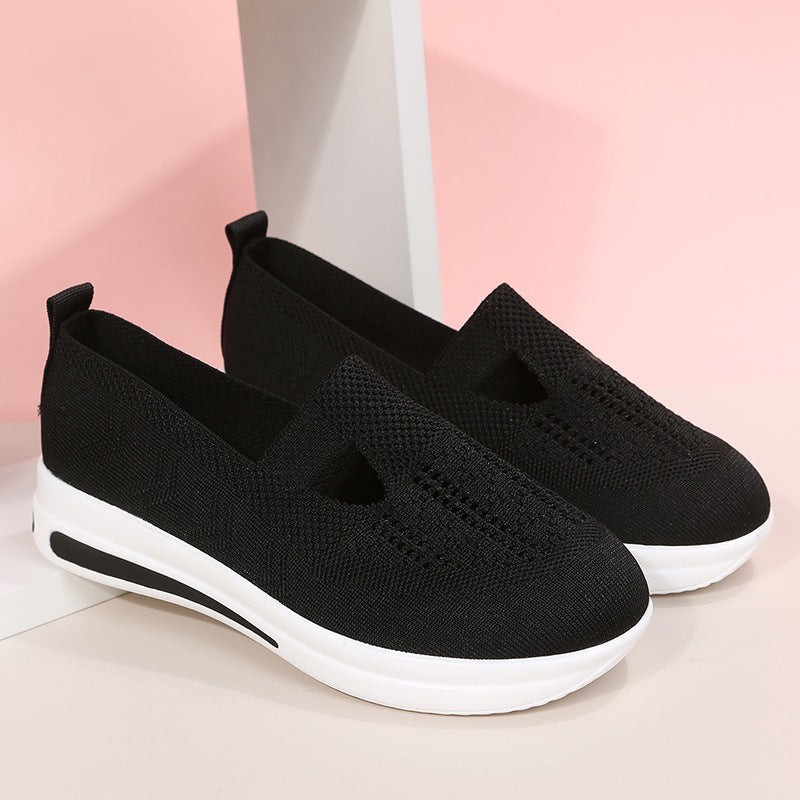 Flat Platform Wedge Casual Sneakers - My Store