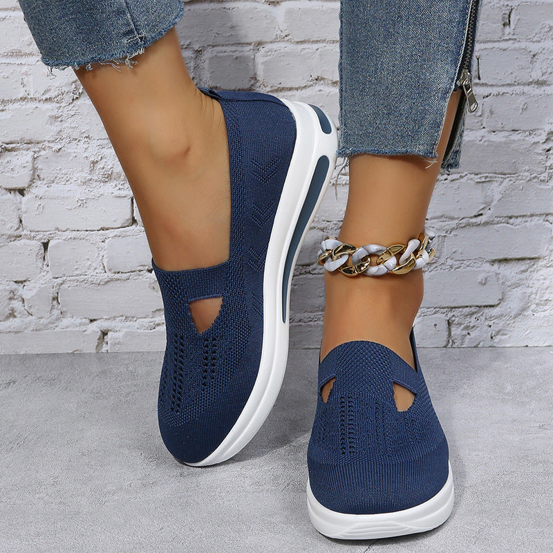 Flat Platform Wedge Casual Sneakers - My Store