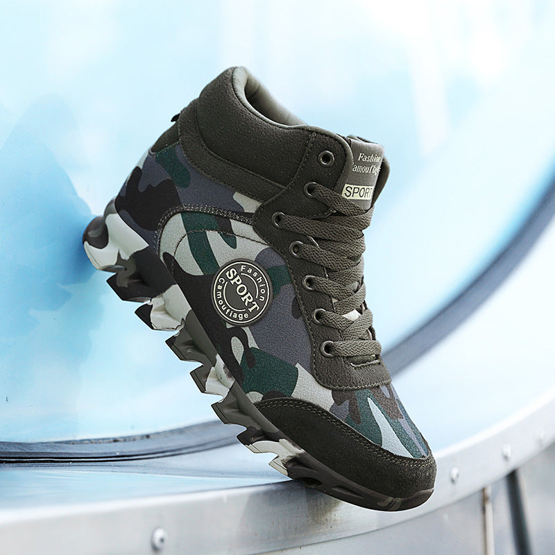 Women's Casual Camouflage Increased Sneakers - My Store