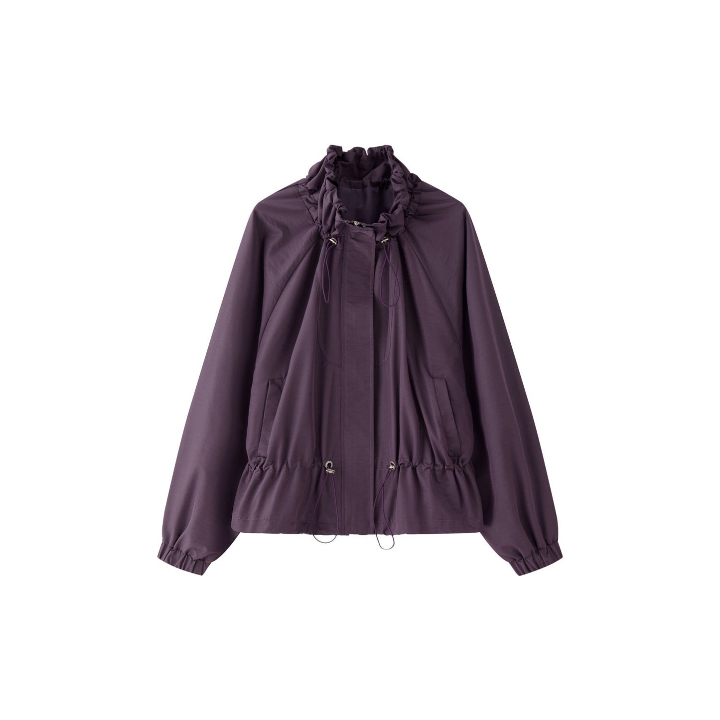 Japanese retro design silhouette flower bud jacket loose and comfortable slimming jacket for women - My Store