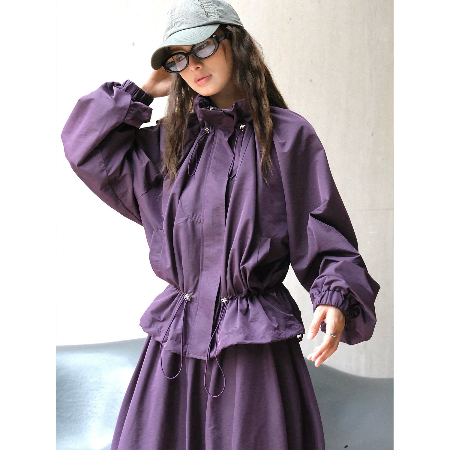 Japanese retro design silhouette flower bud jacket loose and comfortable slimming jacket for women - My Store