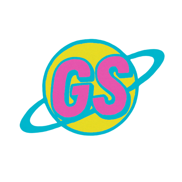 Logo with 'GS' initials on a purple background