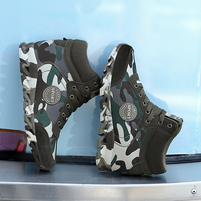 Women's Casual Camouflage Increased Sneakers - My Store